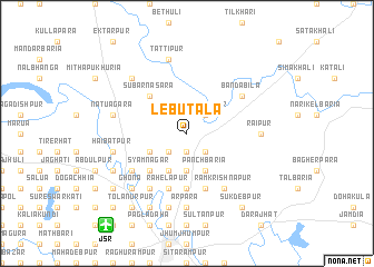 map of Lebutala