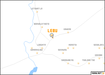 map of Lebu