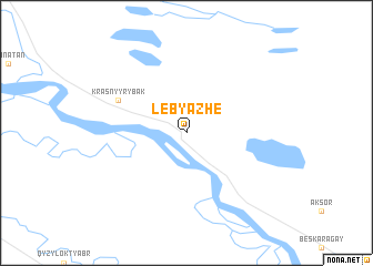map of Lebyazh\