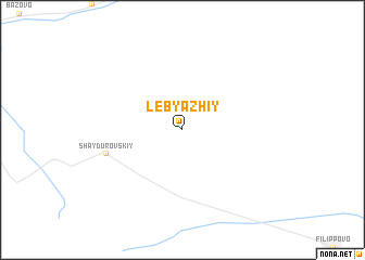 map of (( Lebyazhiy ))