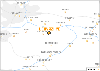 map of Lebyazh\