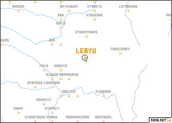 map of Lebyu