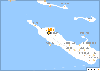 map of Leby