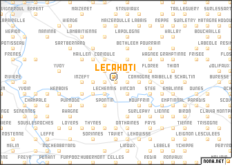 map of Le Cahoti