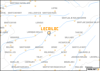 map of Le Cailac