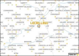 map of Le Cailloux