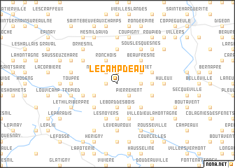 map of Le Camp dʼEau