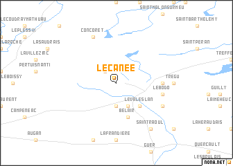 map of Le Canée