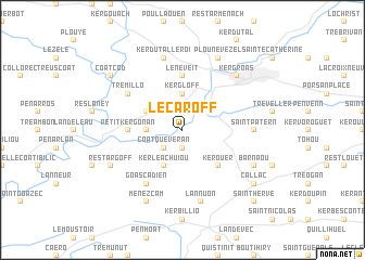 map of Le Caroff