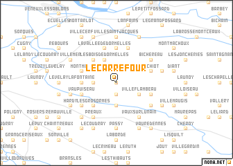 map of Le Carrefour