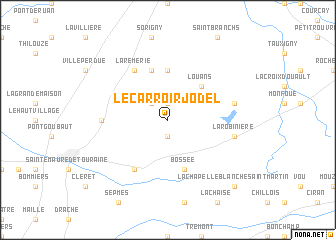 map of Le Carroir-Jodel