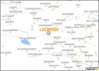 map of Lecarrow