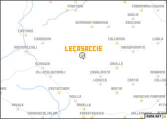 map of Le Casaccie