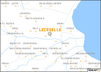 map of Le Caselle