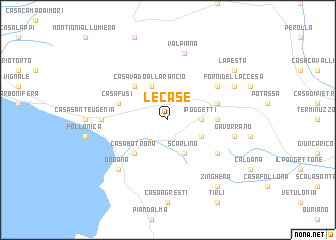 map of Le Case