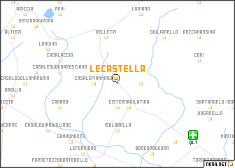 map of Le Castella