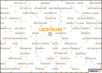 map of Le Catelier