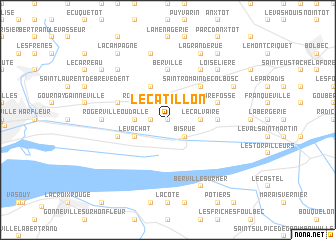 map of Le Catillon