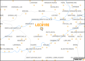 map of Le Cayre