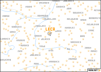 map of Leča