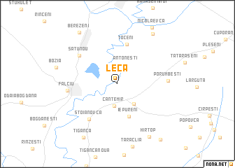 map of Leca