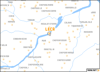 map of Leca