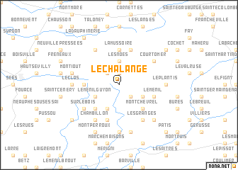 map of Le Chalange