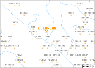 map of Lechalaw