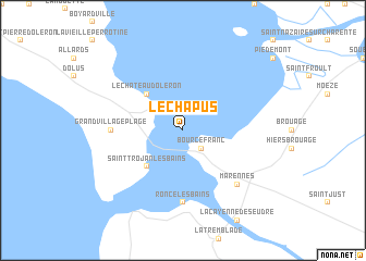 map of Le Chapus