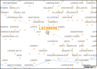 map of Le Charme