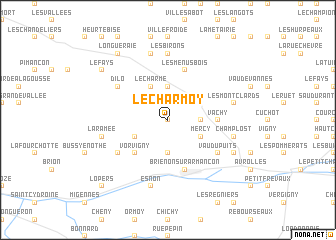 map of Le Charmoy