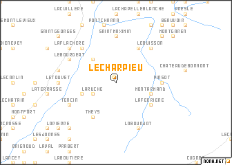 map of Le Charpieu