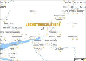 map of Le Château Caleyère