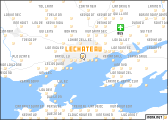 map of Le Château