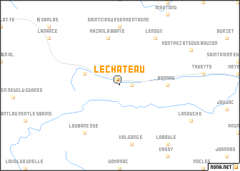 map of Le Château