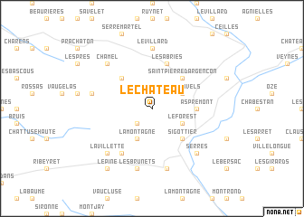 map of Le Château