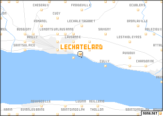 map of Le Châtelard