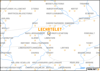 map of Lechâtelet