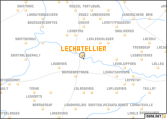 map of Le Châtellier