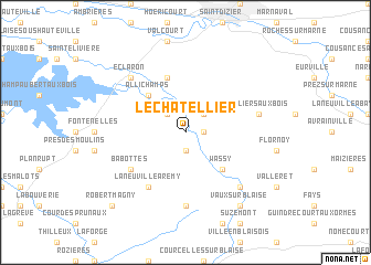 map of Le Châtellier