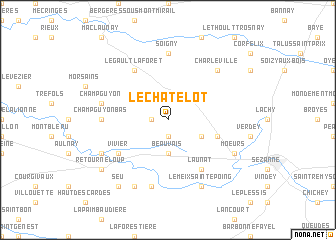 map of Le Châtelot