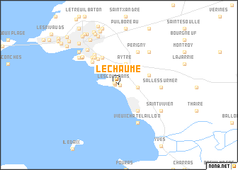 map of Le Chaume