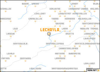 map of Le Chayla