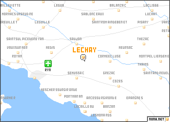 map of Le Chay