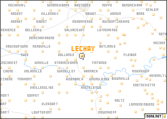 map of Le Chay