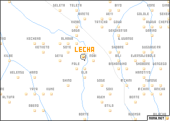 map of Lēchʼa