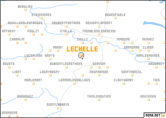 map of LʼÉchelle