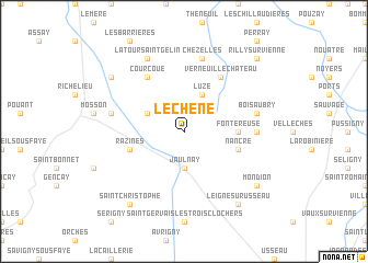 map of Le Chêne