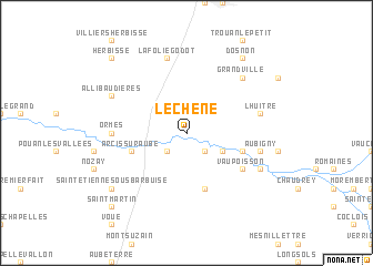 map of Le Chêne