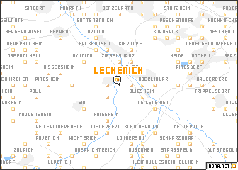 map of Lechenich